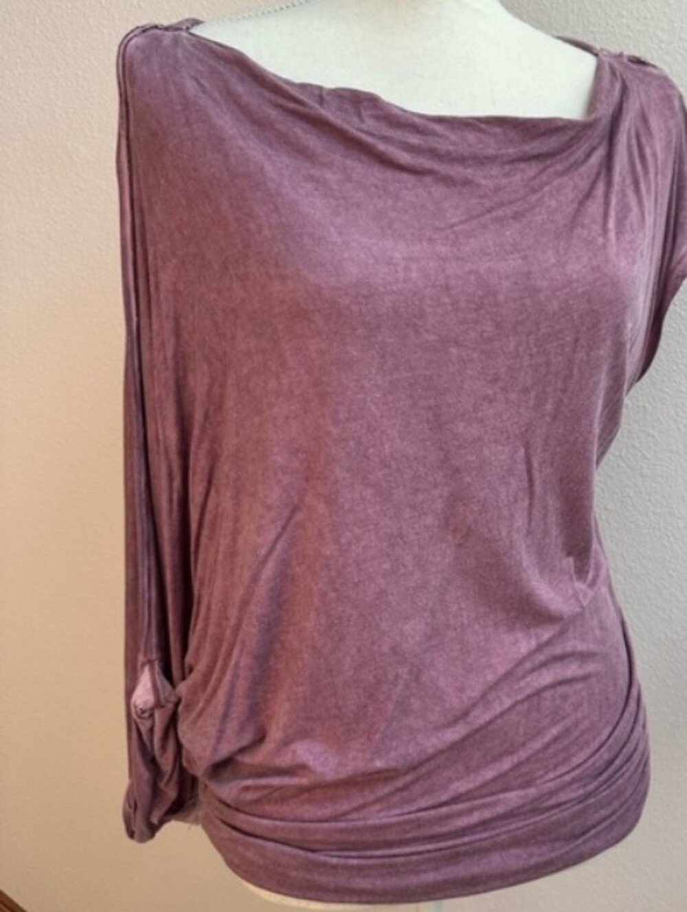 Free People Weather Washed Plum Top